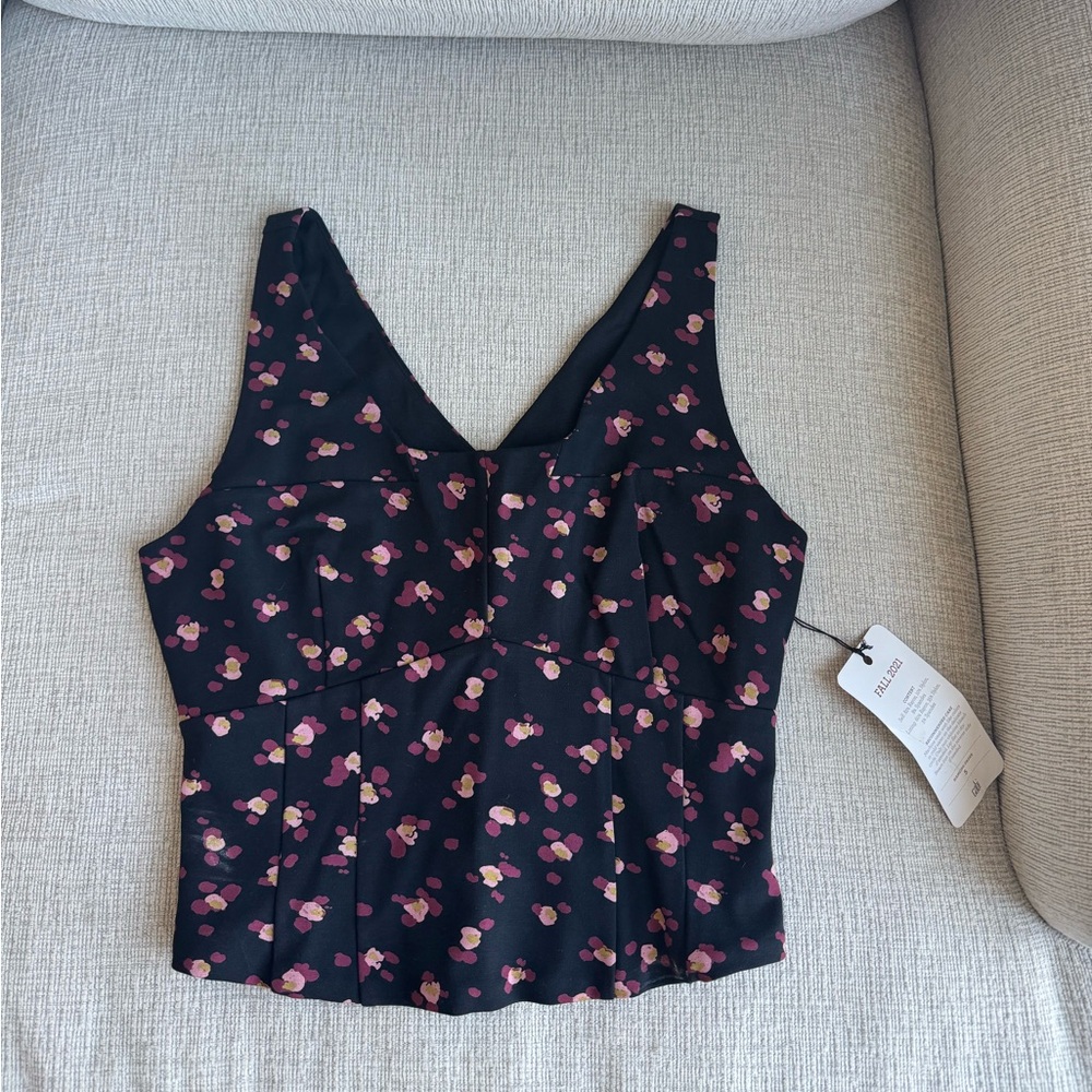 CABI Floral Sleeveless Top